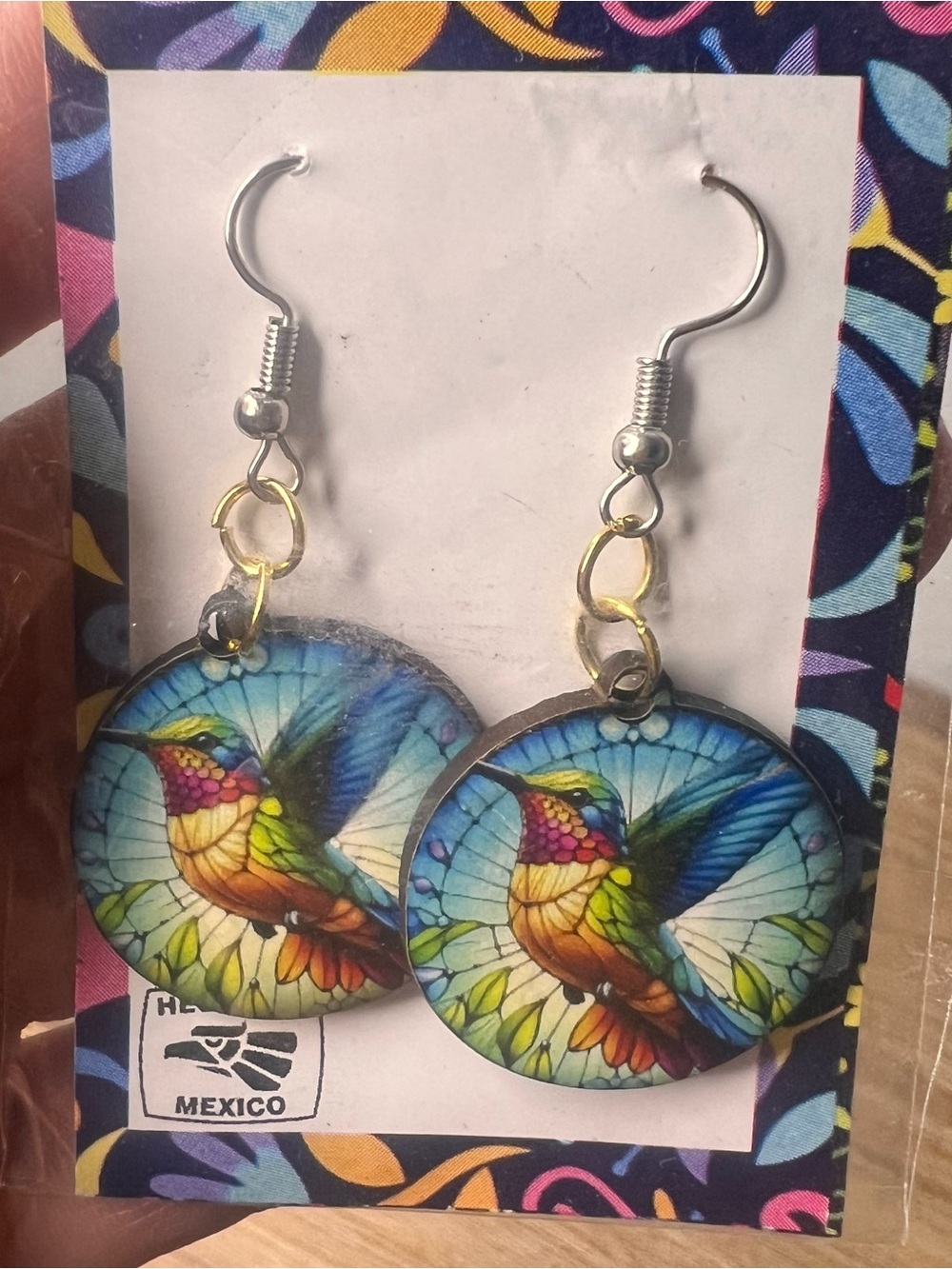 Handmade Colorful Hummingbird Drop NEW - Picture 2 of 3